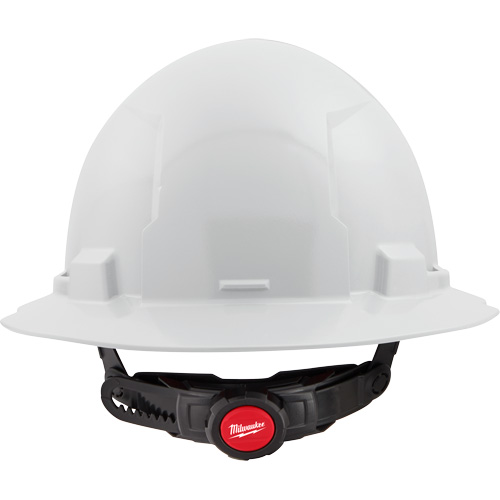 Milwaukee 48-73-1121 Full Brim Hardhat, CSA Type 1, Ratchet Suspension, Non-Vented