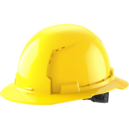 Milwaukee 48-73-1223 Casque de s&eacute;curit&eacute; &agrave; bord complet, R&eacute;pond aux normes CSA type 1, Suspension Rochet, Ventil&eacute;