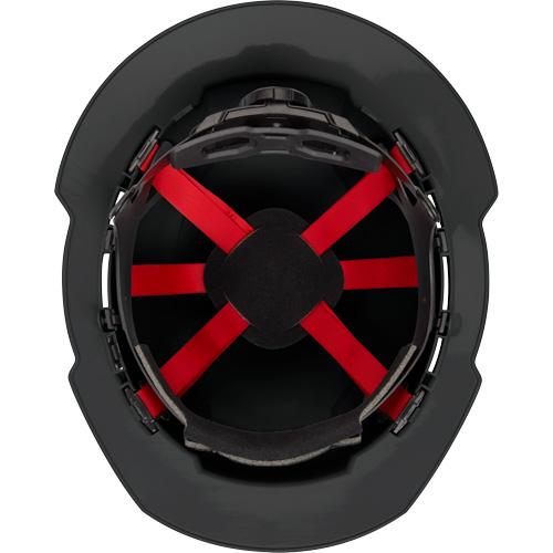 Milwaukee 48-73-1231 Casque de s&eacute;curit&eacute; &agrave; bordure compl&egrave;te avec suspension &agrave; 6 points, Suspension Rochet, ANSI type I/CSA type 1