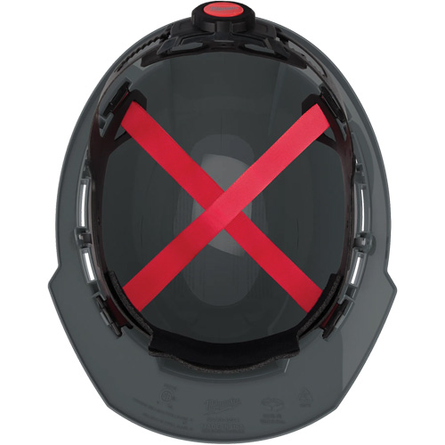Milwaukee 48-73-1114 Casque de s&eacute;curit&eacute; &agrave; bordure avant, R&eacute;pond aux normes CSA type 1, Suspension Rochet, Non ventil&eacute;