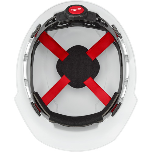 Milwaukee 48-73-1200 Casque de s&eacute;curit&eacute; &agrave; bordure avant, R&eacute;pond aux normes CSA type 1, Suspension Rochet, Ventil&eacute;