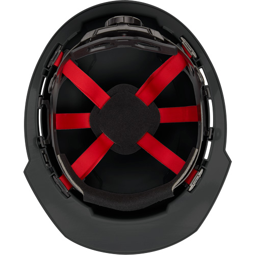 Milwaukee 48-73-1230 Casque de s&eacute;curit&eacute; &agrave; bordure avant, R&eacute;pond aux normes CSA type 1, Suspension Rochet, Ventil&eacute;