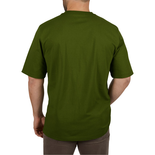 Milwaukee 601OG-3X Heavy-Duty Pocket T-Shirt, Men's, 3X-Large, Green