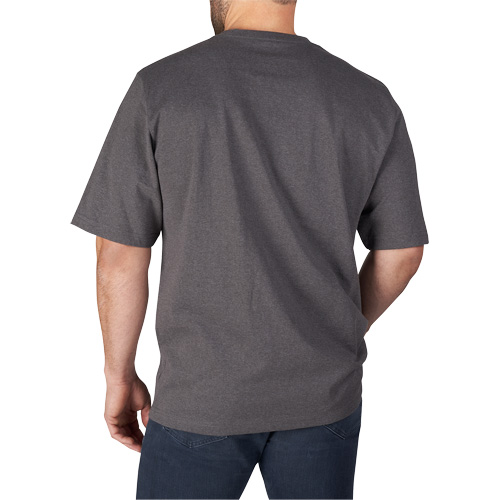 Milwaukee 601G-3X T-shirt robuste avec poche, Hommes, 3T-Grand, Gris