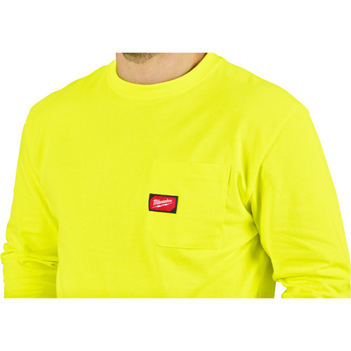 Milwaukee 602HV-S Heavy-Duty Pocket Long Sleeve Shirt, Men's, Small, Yellow