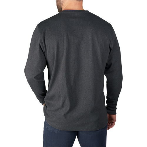 Milwaukee 602G-XL T-shirt &agrave; manches longues robuste avec poche, Hommes, T-Grand, Gris