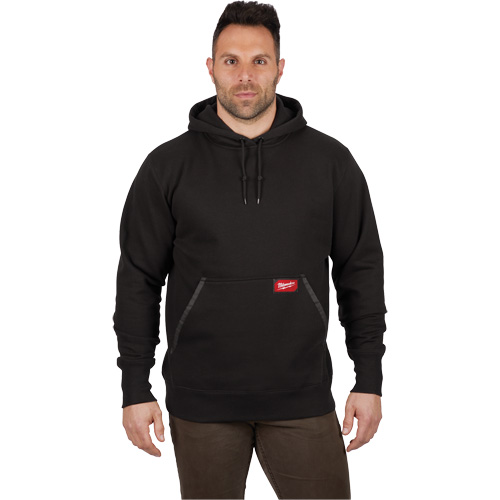 Milwaukee 350B-S Heavy-Duty Pullover Hoodie, Men's, Small, Black