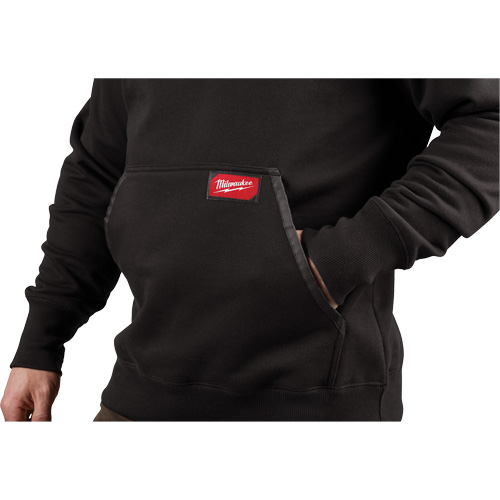 Milwaukee 350B-S Heavy-Duty Pullover Hoodie, Men's, Small, Black