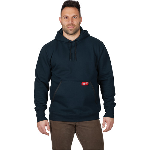 Milwaukee 350BL-L Chandail &agrave; capuchon lourd, Hommes, Grand, Bleu