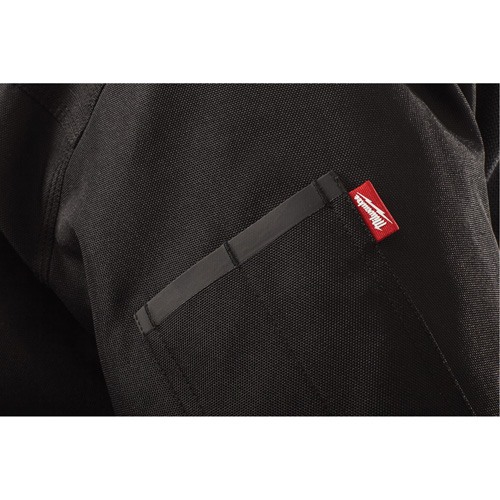 Milwaukee 254B-2X GridIron Hooded Jacket, Men's, 2X-Large, Black