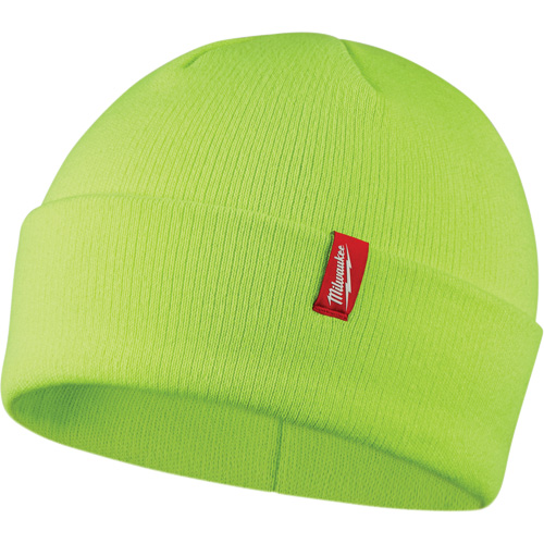 Milwaukee 503HV High-Visbility Cuffed Beanie, One Size, Green