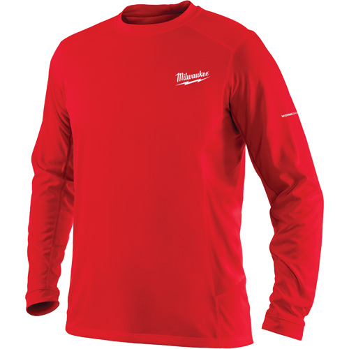 Milwaukee 415R-3X T-shirt &agrave; manches longues Workskin, Hommes, 3T-Grand, Rouge