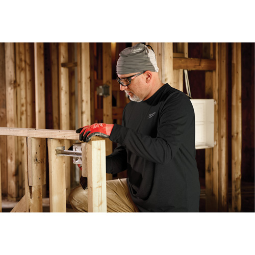 Milwaukee 604B-3X T-shirt de travail hybride, Hommes, 3T-Grand, Noir