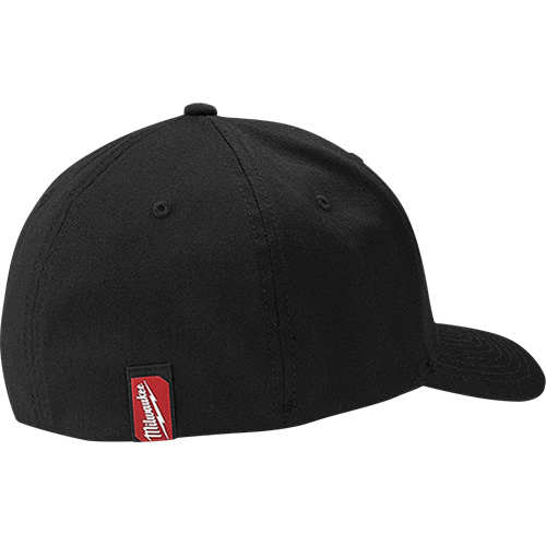 Milwaukee 504B-LXL Casquette ajust&eacute;e Flexfit - grand/t-grand, Noir, Poly-coton