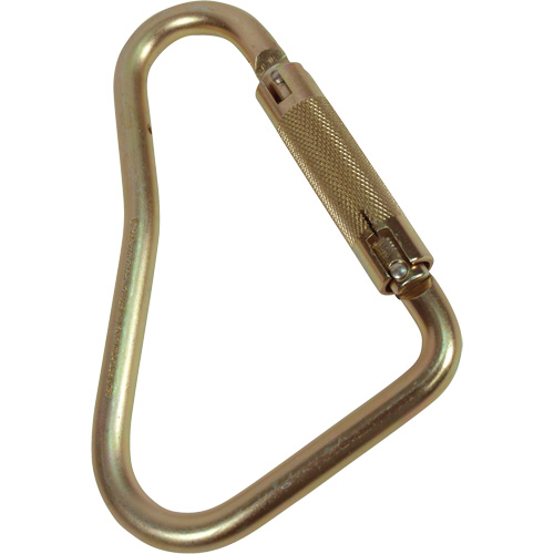 3M 2000041 Offset D-Shaped Carabiner, Steel, 5000 lbs Capacity
