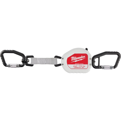 Milwaukee 48-22-8825 Quick-Connect Tool Lanyard, Retractable, Dual Carabiner