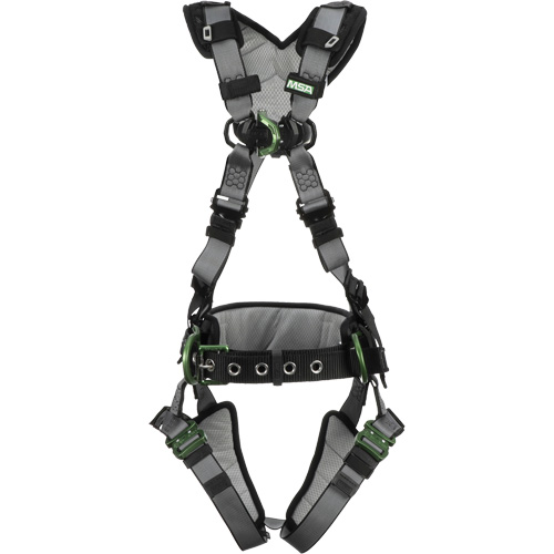 MSA 10195165 V-Fit Construction Harness, CSA Certified, Class AP, 230 lbs. Cap.