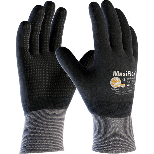 PIP Global Safety GP34846/L ATG MaxiFlex&reg; Endurance Touchscreen Compatible Gloves, Large, Nitrile Coating, 15 Gauge, Nylon/Lycra&reg; Shell