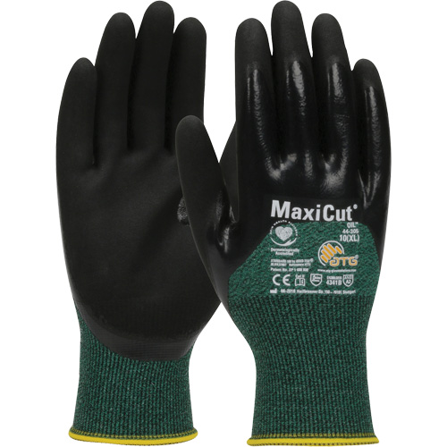 Gants De Travail ATG MaxiCut - Niveau 5 Anti-coupures, Revêtement Nitrile, Taille 6