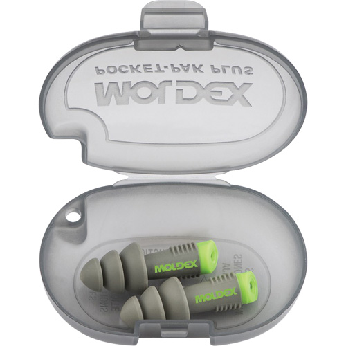 Moldex 6430 Bouchons d'oreilles r&eacute;utilisables Alphas, Sans cordon, Vrac - &eacute;tui en plastique, 27 dB NRR, Taille unique