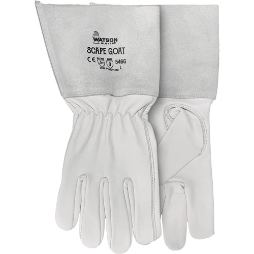 Watson Gloves 546G-L 546G Scape Goat Gloves, Large, Grain Goatskin Palm