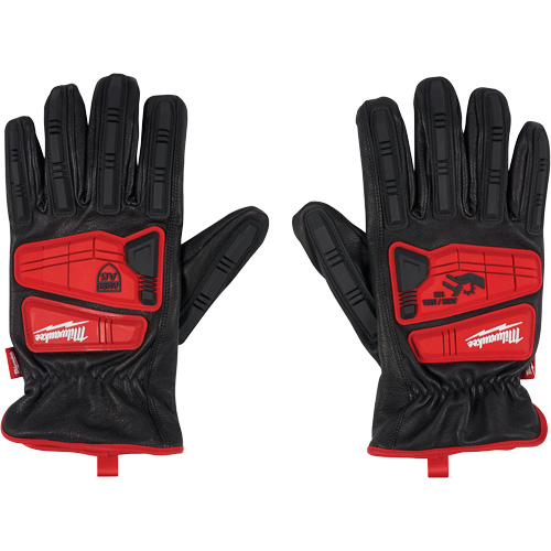 Milwaukee 48-22-8782 Gants en peau de ch&egrave;vre Impact, Grand, Paume en Cuir fleur