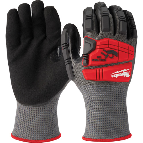 Milwaukee 48-22-8983 Impact & Cut-Resistant Gloves, Size X-Large, 18 Gauge, Nitrile Coated, ANSI/ISEA 105 Level 5