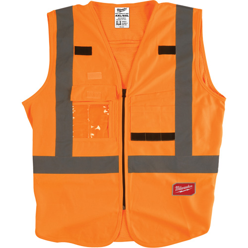 Milwaukee 48-73-5074 Veste de s&eacute;curit&eacute;, Orange haute visibilit&eacute;, 4T-Grand/5T-Grand