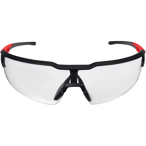 Milwaukee 48-73-2010 Lunettes de s&eacute;curit&eacute;, Lentille Transparent, Anti-&eacute;gratignures, ANSI Z87+/R&eacute;pond ou surpasse la norme CSA Z94.3