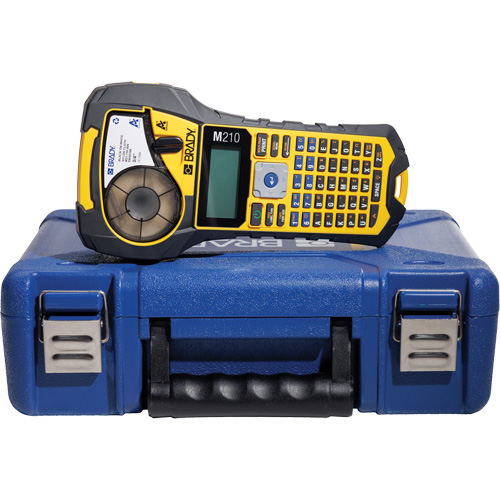 Brady M210KIT M210 Handheld Label Maker with Accessory Kit, 0.75" Tape