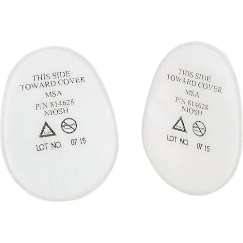 MSA 815394 Couvercle & pr&eacute;filtre encliquetable, Filtre contre les particules, Filtre N95