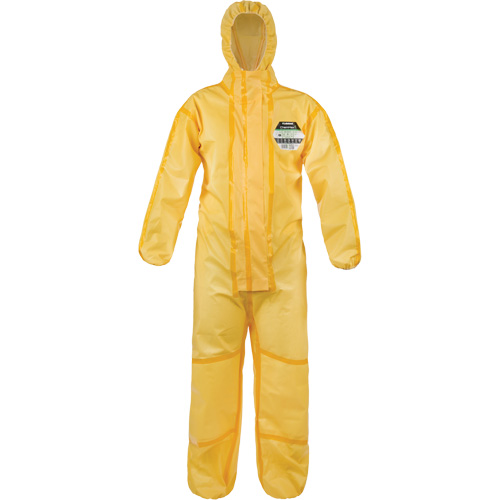 Lakeland CT1S428-SM ChemMax&reg; 1 Coveralls, Polyethylene/Polypropylene, Small, Yellow