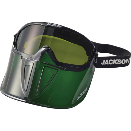 Jackson Safety 21002 Lunettes Premium GPL500 avec &eacute;cran facial amovible, Lentille 3,0, Antibu&eacute;e, Ventilation Indirecte