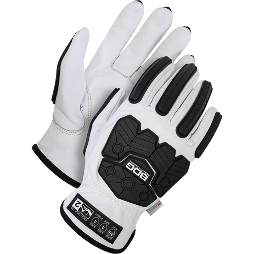 Bob Dale Gloves 20-9-5000-L Classic Impact & Cut Resistant Lined Driver Gloves, Large, ASTM ANSI Level A6