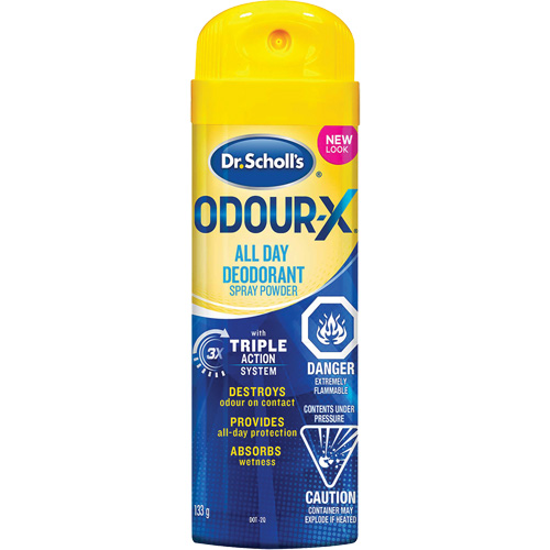 Safecross 36692 Poudre d&eacute;sodorisante &agrave; pulv&eacute;riser pour les pied Odour Destroyers Dr. Scholl's