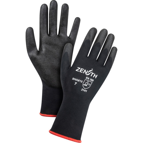Zenith Safety Products SHA819 Coated Gloves, 11, PVC Coating, 13 Gauge, Nylon Shell