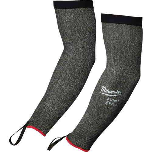 Milwaukee 48-73-9050 Protective Sleeves, Polyethylene, 16", ANSI/ISEA 105 Level 5/EN 388 Level E, Grey