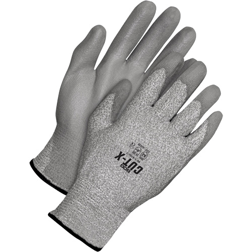 Bob Dale Gloves 99-1-9780-6 Cut-X Coated Cut-Resistant Gloves, Size 6/X-Small, 13 Gauge, Polyurethane Coated, HPPE Shell, ASTM ANSI Level A2/EN 388 Level 2/EN 388 Level B