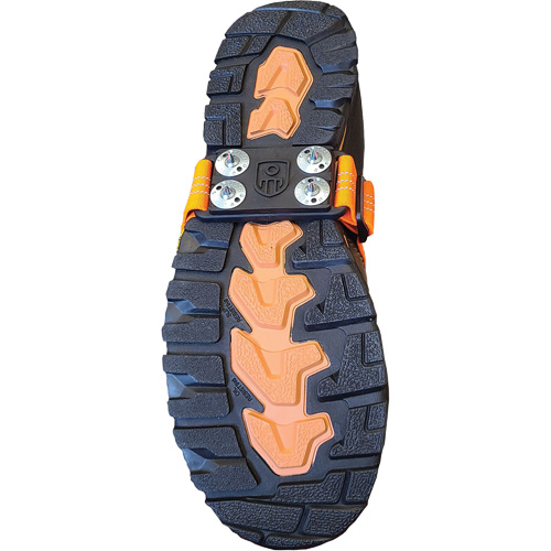 Impacto MIDCLEATLGR Midcleat&reg; Non-Sparking Ice Cleat, Carbon Steel, Stud Traction, One Size