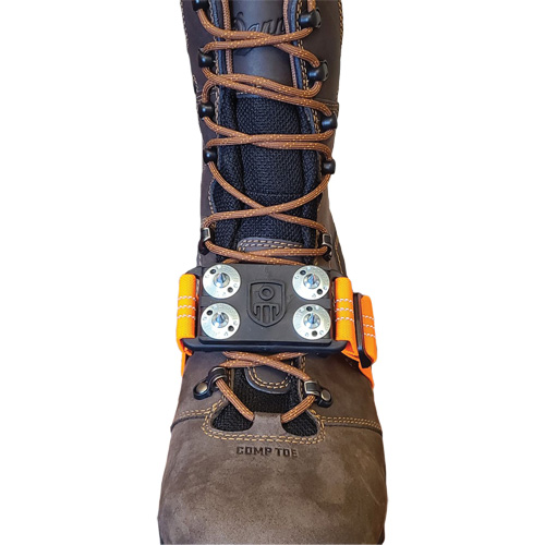 Impacto MIDCLEATLGR Midcleat&reg; Non-Sparking Ice Cleat, Carbon Steel, Stud Traction, One Size