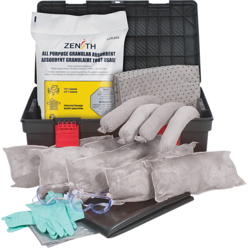 Zenith Safety Products SHB362 Tool Box Spill Kit, Universal, Bin, 31 US gal. Absorbancy