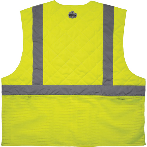 Ergodyne 12716 Chill-Its 6668 Safety Cooling Vest, 2X-Large, High Visibility Lime-Yellow