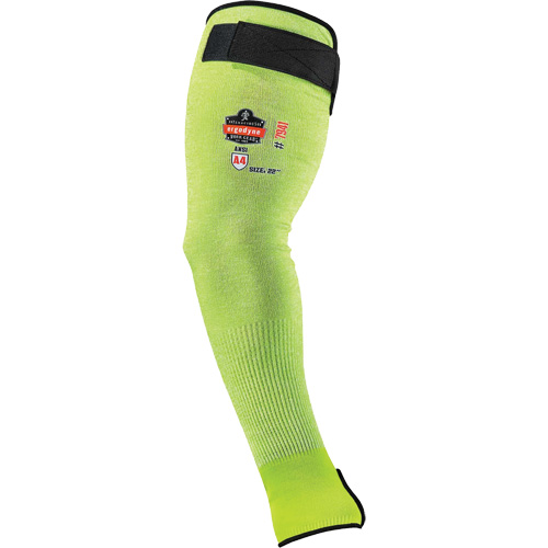 Ergodyne 17945 Manche de protection contre la coupe ProFlex 7941-PR, TenaLux, 22", ASTM ANSI niveau A4/EN 388 niveau D, Lime haute visibilit&eacute;