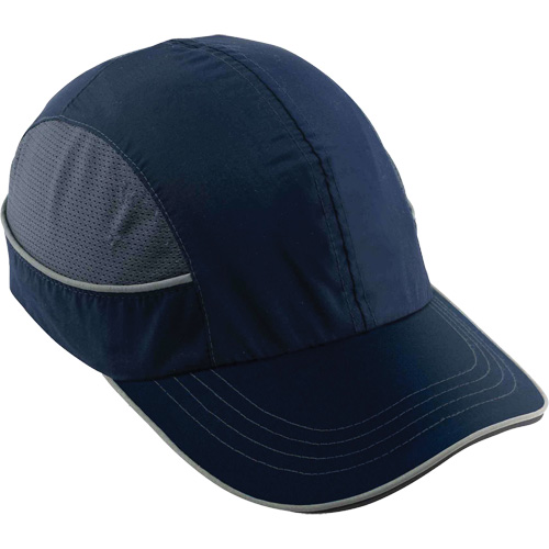 Ergodyne 23349 Skullerz 8950XL Bump Cap with Long Brim, Navy Blue