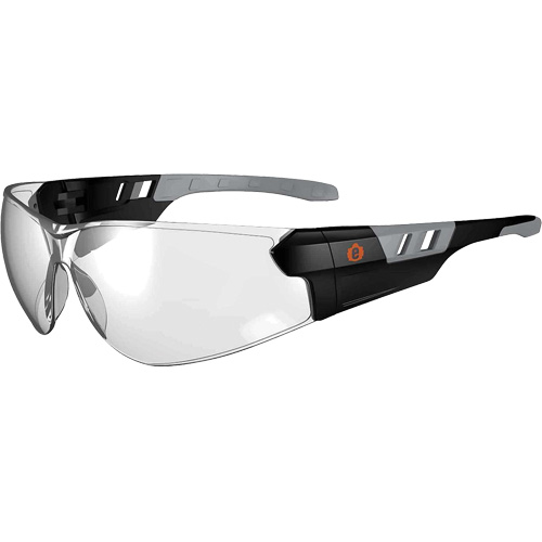 Ergodyne 59180 Lunettes de s&eacute;curit&eacute; sans monture Skullerz SAGA, Lentille Int&eacute;rieur/ext&eacute;rieur, Anti-&eacute;gratignures, ANSI Z87+/R&eacute;pond ou surpasse la norme CSA Z94.3