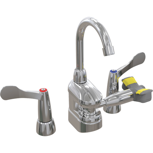 Bradley S19-500W Swing-Activated Faucet/Eyewash with Wristblade Faucet Valves, Sink Mount Installation