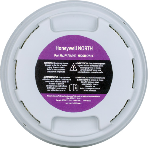North PA7OVHE HEPA Filter Cartridge, Organic Vapour