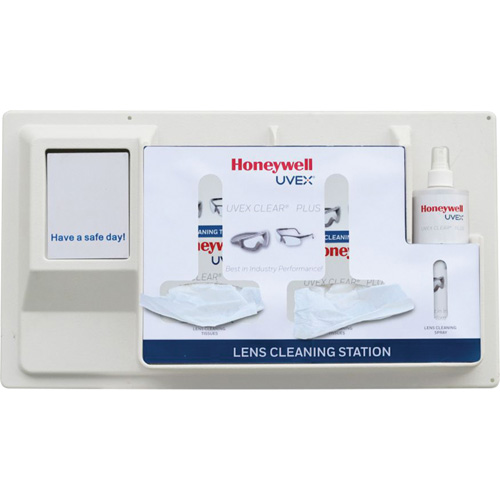 PIP Global Safety S485 Uvex Clear&reg; Plus Permanent Lens Cleaning Station, Cardboard, 30" L x 4" D x 14" H