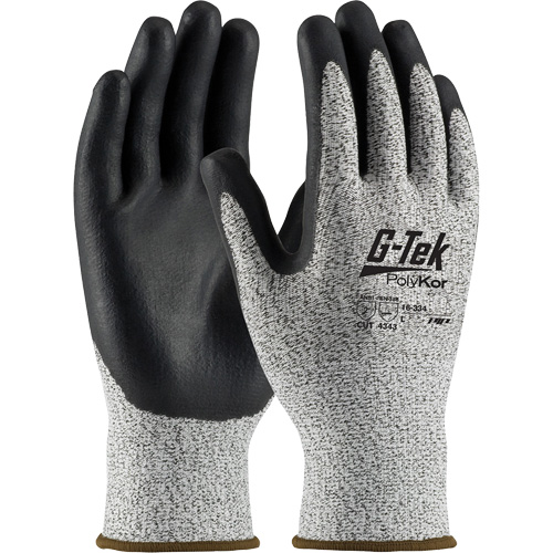 PIP Global Safety GP16334/XXL Gants r&eacute;sistants &agrave; la coupe G-Tek, Taille 2T-Grand, Calibre 13, Rev&ecirc;tement Nitrile, Enveloppe en PolyKor, ASTM ANSI niveau A2/EN 388 niveau 3/EN 388 niveau B