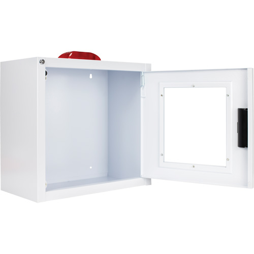  SHC002 Grande armoire standard pour DEA avec alarme & stroboscope, Zoll AED Plus/Zoll AED 3/Cardio-Science/Physio-Control Pour, Non m&eacute;dical